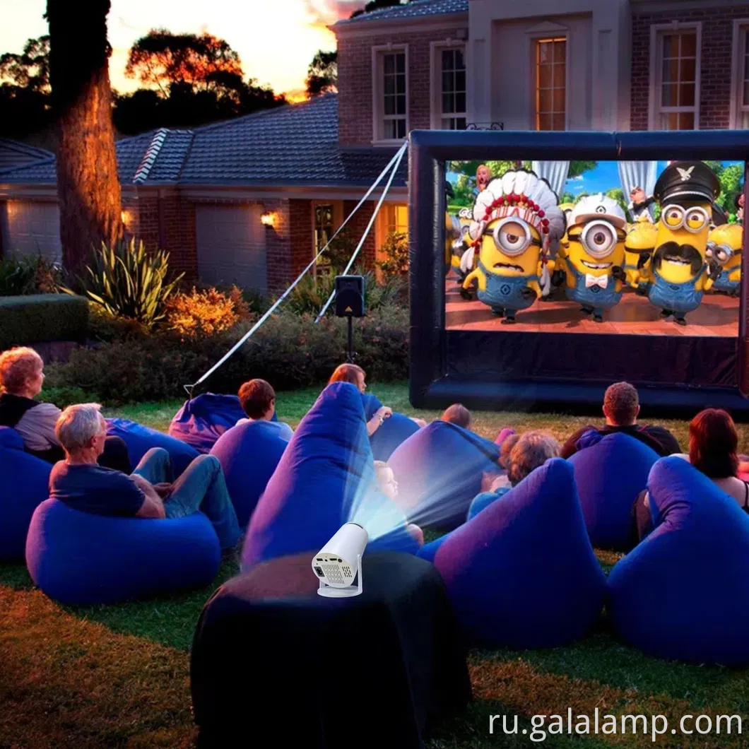 Беспроводной 4K удаленный проектор с Android 11 и Bluetooth Technology Portable